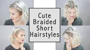 Will work with bob and lob perfectly. Cute Braided Short Hairstyles Milabu Youtube