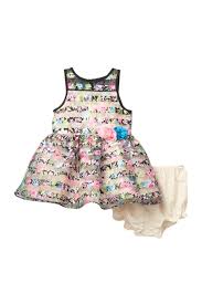 pastourelle by pippa and julie floral shadow stripe dress baby girls hautelook