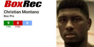 BoxRec: Christian Montano
