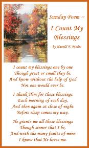 Sunday Poem I Count My Blessings Sunday Prayer Sunday Morning Quotes Happy Sunday Quotes