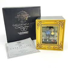 Olszewski Gallery Of Light Norman Rockwell Runaway Miniature 3d Box Police Boy Norman Rockwell Rockwell Miniatures