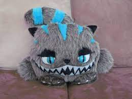 Tim Burton Inspired Cheshire Cat Stuffed Animal Catsdiyplush Cheshire Cat Plush Sewing Stuffed Animals Stuffed Animal Cat