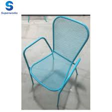 Stackable black metal frame spring motion dining chair (s) with mesh seat seat. Metal Wire Mesh Outdoor Chair For Sale Buy Metal Outdoor Chair Wire Chair Mesh Chair Product On Alibaba Com