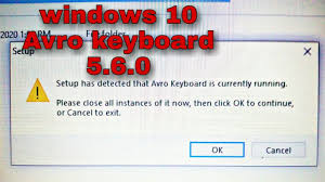 Avro keyboard for windows10 : How To Solve Avro Keyboard Installation Problem Setup Has Detected Problem Solve 2020 Youtube