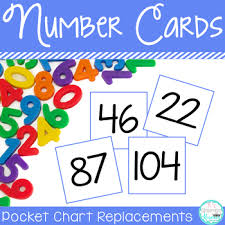 pocket chart number cards to 180 by ks classroom kreations