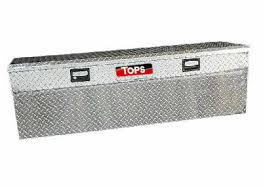 Flush mount tool box, bright. Tops Full Size Slimline Flush Mount Truck Tool Box