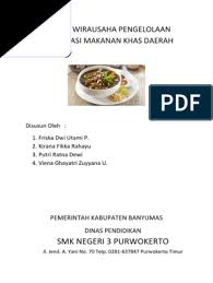 Maybe you would like to learn more about one of these? Contoh Perencanaan Usaha Makanan Khas Daerah Cara Golden