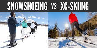 Snowshoeing Vs Cross Country Skiing Yukon Charlies