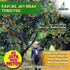 Disini lah tempatnya, desa ekowisata tahfidz, satu kawasan terpadu yang terintegrasi antara pedesaan, alam dan spiritualitas, menjadikannya sebagai hunian masa depan. Dijual Kavling Tanah Murah Jati Indah Transyogi Bonus Pohon Jati Rambutan Ngiklanlaku