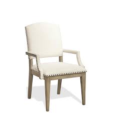 Eat comfortably in dining chairs with arms. 59453 Riverside Furniture Upholstered Arm Dining Chair 2 Inch