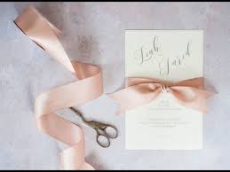 Mar 17, 2021 · a creative and a clean approach to wedding invitation design, this psd template is ideal if you're planning a minimalist wedding. Elegant Diy Wedding Invitation With Simple Bow Style Knot Youtube