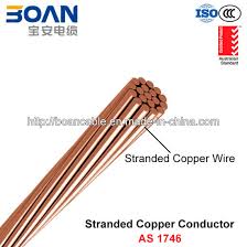 Small parts' bare copper wire is around 195 feet in length and is greater than 99% pure copper. China Hdbc Stranded Bare Copper Conductor As 1746 China Bare Copper Conductor Copper Ground Wire