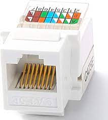 Follow the colours labelled with your chosen standard. Cat5e Rj45 Keystone Jack Ul Listed Unshielded Tool Less Keystone Punch Down Stand And 90 Degree With Color Coded Wiring Schema For Wall Plate Outlet Panel White Pack Of 10 Amazon Com