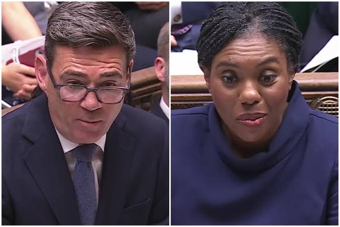 No more Mr Nice Guy! Andy Burnham takes off gloves to attack Kemi Badenoch at debut PMQs