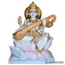 As the very mother of the vedas. Buy Saraswati Mata Statue Online Marble Saraswati Murti Goddess Saraswati Idols Stsw145