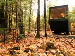Gallery Of Getaway Cabin No 3 The Clara Wyatt Komarin Addison Godine Rachel Moranis 1 Tiny Cabins House In The Woods Getaway Cabins