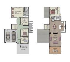 Our reverse living house plans and beach homes with inverted floor plans are often chosen for building lots with sprawling panoramic views. 22 Reverse House Plans Ideas House Plans House Design Narrow House Plans