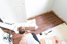 As we know, vinyl floor comes in plank, tile, and sheet. Vinyl Floors In Laundry Room Makeover Day 3 The Weathered Fox