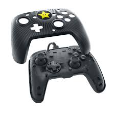 These awesome caps with super mario designs easily attach on to your nintendo switch pro controller analog sticks to increase control, comfort and accuracy and protect your switch pro. Faceoff Wired Pro Controller Super Mario Star Edition Nintendo Switch Buy Online In Dominica At Dominica Desertcart Com Productid 55904467