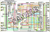Circuit wiring 1979 jeep cj electrical wiring diagram. Porsche 911 1968 1969 Color Wiring Diagram 11x17 Ebay