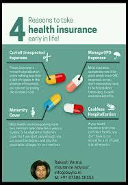 4 Reason To Take Health Insurance Early In Live Life Insurance Facts Life And Health Insurance Health Insurance Humor