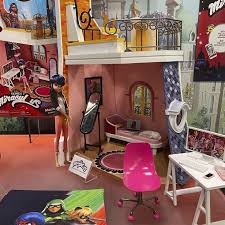 Fill out the rooms with furniture and make your own dream doll house! Meet First Miraculous Ladubug Playset The Miraculous Marinette S 2 In 1 Balcony Bedroom Pla In 2020 Miraculous Ladybug Toys Ladybug Room Miraculous Ladybug Wallpaper