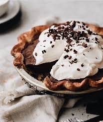 Chocolate Pudding Pie By Studiobaked Quick Easy Recipe The Feedfeed Recipe Chocolate Pie With Pudding Favorite Pie Chocolate Pudding Pie Recipe
