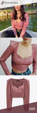 Faux leather comes in many forms and. Last 2 Bloggers Fav Zara Faux Leather Crop Top Leather Crop Top Outfit Zara Top Outfits