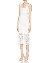 Ivory Cream White Dresses Bloomingdale S Lace White Dress Mermaid Evening Dresses Embroidered Cocktail Dress