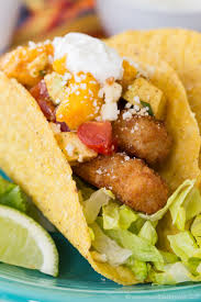 Shrimp tacos with mango salsa. Bobby Flay Mango Avocado Salsa