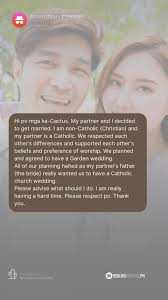 Why not pakilala mo sa family and friends mo, para may community ka helping  you discern. Join FB Group and send your questions there 👉🏽...