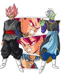 Black Goku Zamasu Goku Vegeta And Trunks Dragon Super Anime Dragon Ball Goku Black