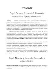 Economie 1 OrÄƒ SÄƒptÄƒmanÄƒ