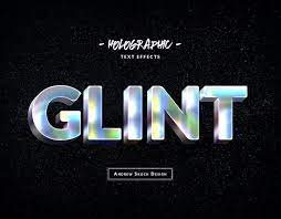 Download Holochrome Text Effects Design Template Place