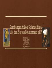 We did not find results for: Sumbangan Tokoh Salahuddin Al Ayyubi Dan Sultan Muhammad Pptx Sumbangan Tokoh Salahuddin Alayyubi Dan Sultan Muhammad Al Fatih Kumpulan 4 Daniel Irfan Course Hero