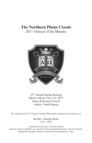 The Northern Plains Classis