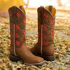 Today, cowgirl boots take many different forms. Abolengo Rose Square Toe Cowgirl Boots Vaquero Boots