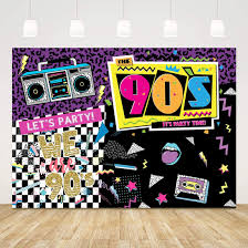 See more ideas about retro party, retro party themes, party. Buy Back To 90 S Backdrops For Parties I Love The 90s Theme Background 7x5ft 90s Hip Hop Party Decorations 90 S Birthday Party Theme Favors Disco Rock Music Photo Props Let S Party Retro
