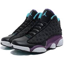 Air Jordan 13 Purple Black White Top Mens Air Jordan 13 Retro Shoes Black Purple Green Taj13 008 Via Polyvore Air Jordans Retro Retro Jordans 13 New Basketball Shoes