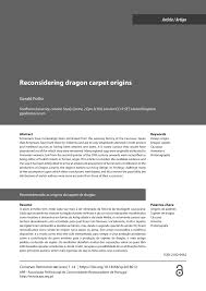 pdf reconsidering dragon carpet origins