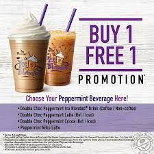 The coffee bean & tea leaf, the coffee bean, cbtl, the original ice blended and ice blended and their logos are promotions. The Coffee Bean Tea Leaf Buy 1 Free 1 Peppermint Beverage Batu Pahat Old Street Commercial Centre Until 7 February 2017