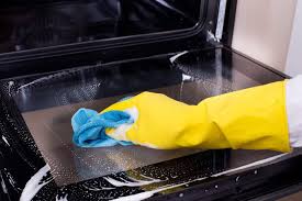 Using a damp sponge, wipe the oven sidewalls first, from the top down, then repeat this motion on the back wall so that ash chunks fall to the oven floor. How To Clean Oven Glass We Tried Two Homemade Cleaning Methods