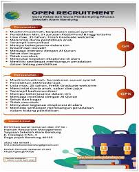 Update, daftar yg saya ketik diatas adalah hasil ketik ulang dari daftar pekerjaan yg tercantum di formulir perubahan alamat ktp pada bulan juni 2013. Lowongan Kerja Bandung Guru Sekolah Alam Bandung Lowongan Kerja Bandung Lowongankerjabandung Com