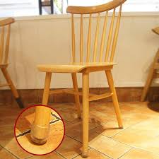 24pcs Chair Leg Caps Feet Pads Silicone Furniture Table Covers Wood Floor Protectors With Felt Pads For Bottom Round Legs Table Furniture Furniture Chair Legs