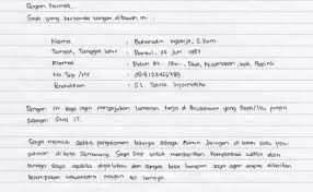 18 contoh surat lamaran kerja lengkap yang baik dan benar. 5 Contoh Surat Lamaran Pekerjaan Tulis Tangan Simple 50 Contoh Surat Lamaran Kerja Dengan Penulisan Yang Baik Dan Benar Terbaru Balubu Cara Membuat Surat Lamaran Kerja Tulis Tangan Dengan Rapi