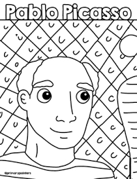 This collection includes mandalas, florals, and more. Picasso Portrait Coloring Page By Primary Painters Tpt