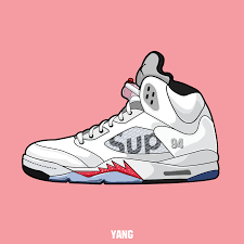 Drawing Shoes Sneakers Nike Air Jordan Carmine Graphic Design Illustrator Illustration Picture 파인아 Sneakers Illustration Sneakers Drawing Sneaker Art