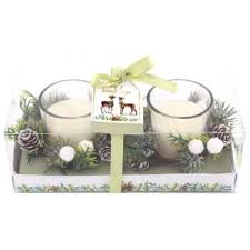 Christmas Fig And Wood Sage Candle Set Christmas Decorations Fragrance Candles Noel Co