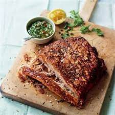 Roast Pork Belly With Salsa Verde Recipe Delicious Magazine Recipe Slow Roast Pork Roasted Pork Belly Recipe Pork Belly