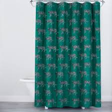 Panther Print Shower Curtain Green Opalhouse Target Printed Shower Curtain Target Shower Curtains Opalhouse